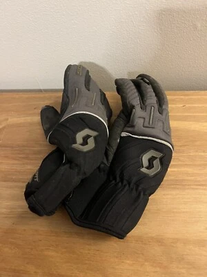 Gloves Winter Motorcycle Scott Windproof Black Grey - Image 1 of 2
