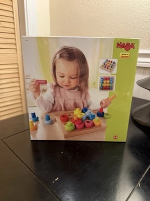 Haba Rainbow Whirls Pegging Game - Image 1 of 2