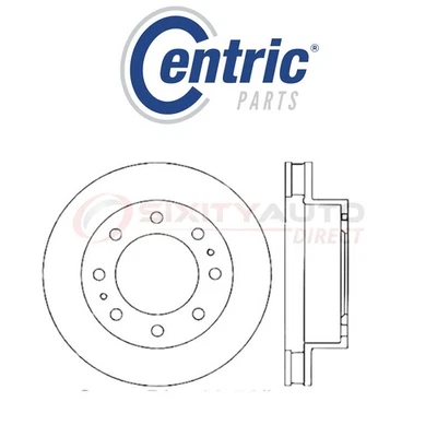 Centric C-TEK Disc Brake Rotor for 2003-2008 Chevrolet Express 2500 4.3L fc Foto 1 de 4