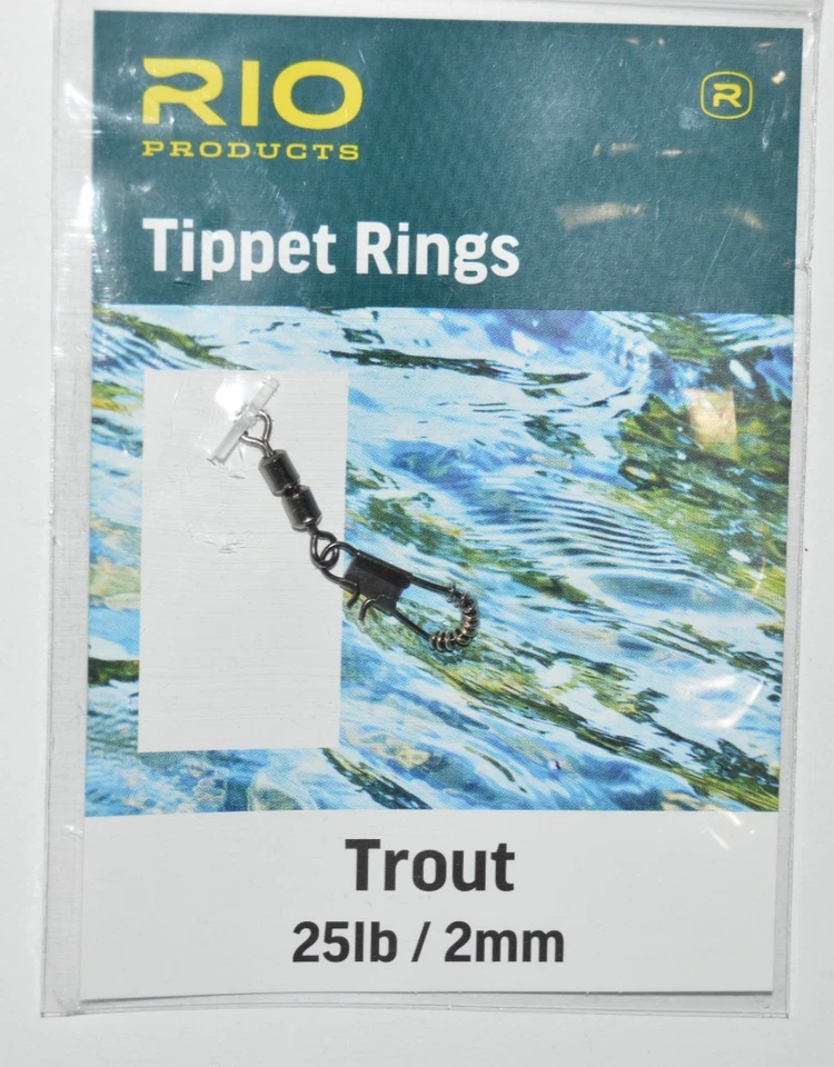 Rio Tippet Rings Small Trout Size 2mm 25lb