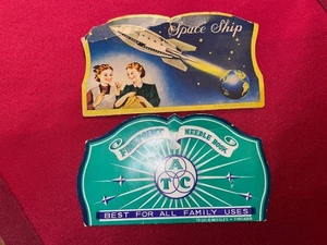 Vintage Space Ship 9 aghi da cucire a mano + ATC 51 punta fine ago libro GIAPPONE - Foto 1 di 5