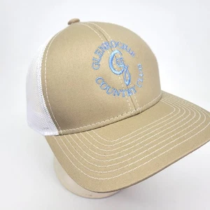 Glenrochie Country Club Hat Cap Golf Course Tennis Abingdon VA Trucker Khaki - Picture 1 of 7