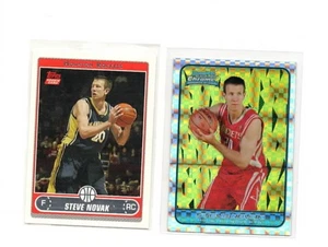 (LOT OF 2 RC) STEVE NOVAK 2006-07 TOPPS #221 & 2006-07 BOWMAN CHROME #'ed/150 - Bild 1 von 2