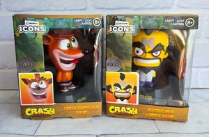 Crash Bandicoot 3D Icon Figure Light Bundle Neo Cortex - New In Box - Picture 1 of 4