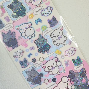 Cheer Cheer Lambs Stickers Sticker Sheet Kawaii Japan Collectible Cute Gifts - Picture 1 of 2