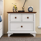 Solid Wood Bedroom Sets Captain Bed With Trundle & 3 Drawers Bookcase Headboard