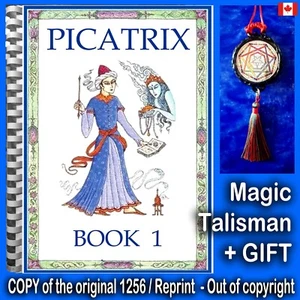 antique book occult magic practical manual talisman picatrix esoteric witchcraft - Picture 1 of 24