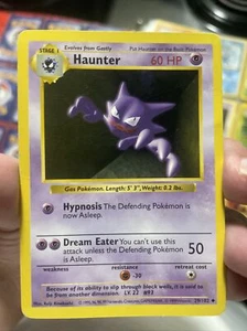 Pokémon TCG Haunter Base Set 29/102 Regular Unlimited Uncommon - Picture 1 of 1