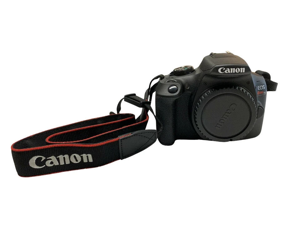 Canon EOS Rebel T7 24.1 MP DSLR Camera - Black (Body Only)