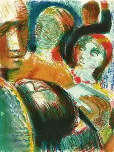 JUNGE MÄDCHEN - Roger MONTANÉ - OriginalFarbLithographie 1963 - Picture 1 of 1