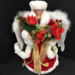 Angel Christmas Tree Topper Holiday Decor - Picture 1 of 12