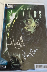 2024 SDCC FOX ONI ALIENS WHAT IF # 3 FUMETTO QUAD FIRMATO PAUL REISER WEISS - Foto 1 di 1