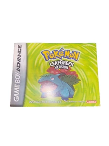 Pokemon Leaf Green Instructions Manual Only 2004 Nintendo GBA Game Boy Advance - Picture 1 of 5
