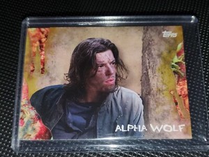 Alpha Wolf / Samuel 2016 tOPPS tHE wALKING dEAD sURVIVAL bOX #/99 INFECTED 