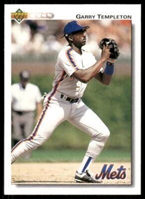 Garry Templeton 1992 Upper Deck #411 New York Mets - Image 1 of 2