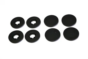 Carmats BLACK Fixation Clips for Renault Nissan Floor Mat Fasteners Holder 4pcs - Picture 1 of 11