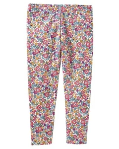 OshKosh B'Gosh Kid Girls' Floral Print Stretch Leggings 5-14 - Picture 1 of 1