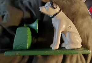 FONOGRAFO CANE NIPPER GHISA VINTAGE VICTROLA STILL BANK HIS MASTERS VOCE x344 - Foto 1 di 6