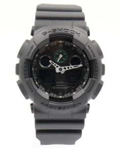 Nuevo Reloj Casio G-Shock Popular Analógico-Digital Negro Hombre 52mm GA100MB-1A $110 - Imagen 1 de 5