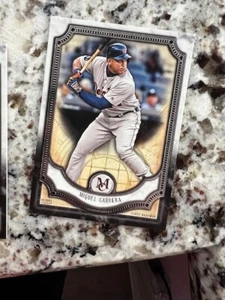 2018 TOPPS MUSEUM COLLECTION CARD DETROIT TIGERS MIGUEL CABRERA #11 - Picture 1 of 1