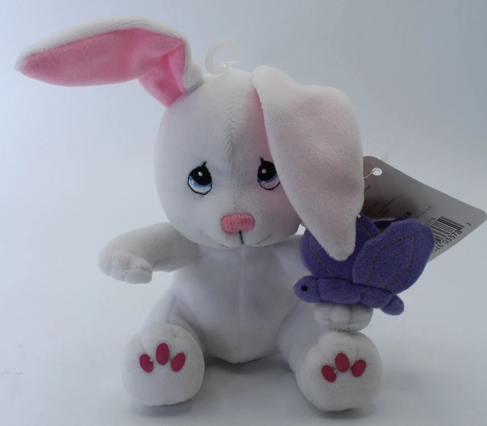 Vintage 1999 Precious Moments Luv N' Care Plush Lion Baby Bird Bean Bag Doll