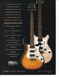 Rare 1994 PRS Paul Reed Smith The EG Guitars Ad/ Great Art/ - Picture 1 of 1
