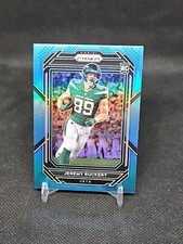 2022 Panini Prizm Jeremy Ruckert Rookie Card Light Blue Prizm New York JETS