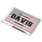 FRIDGE MAGNET - Davis - Yolo, California - USA Flag