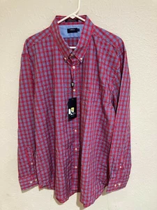 NWT LINKS DC & CO LA MER MENS 2XL LONG SLEEVE BUTTON UP 100% COTTON MSRP $75 - Picture 1 of 5