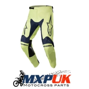 Pantalón Alpinestars (Adulto) - Racer Hoen (Verde Fluo/Noche Azul Marino) TALLA 36 - Imagen 1 de 1