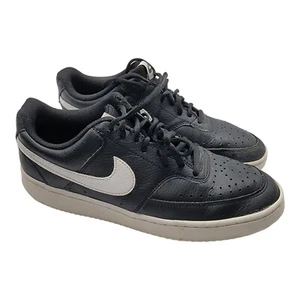 Nike Court Vision Low schwarz-weiße Damen-Sneaker Größe 8 - Bild 1 von 10