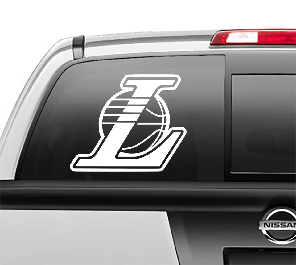 Adesivo de vinil para janela Los Angeles Lakers qualquer tamanho qualquer cor - Imagem 1 de 1