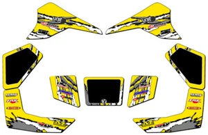 Kit de Gráficos Senge Amarillo LT 80 SHREDDER Todos los Años Compatible con Suzuki - Imagen 1 de 7