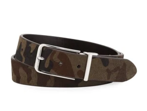 Robert Graham, McQueen Reversible Camo "Calf Hair" Leather Belt (Choose Size) - Picture 1 of 4
