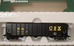 Spur HO Bowser CSX Western Maryland Ry 830091 100 Tonnen Kohle Schüttgutwagen Zug - Bild 1 von 2