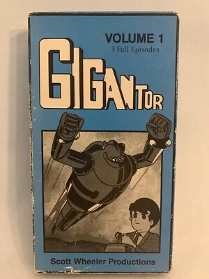 Gigantor Volume 1 (Delphi Wheeler 1964) Robot Anime 3 Episodes VHS Traders - Image 1 of 4