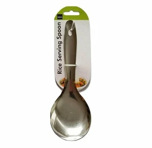 Handy Housewares 8.5" Durable Metal Laddle-Style Rice Paddle Serving Spoon -... - Picture 1 of 3