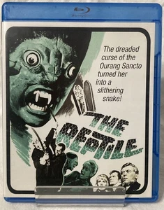 The Reptile (Blu-ray, 1966) Hammer Horror Shout Factory Used Great Condition - Foto 1 di 4