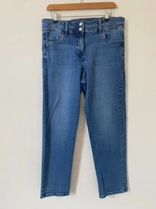 Next Women Jeans Size 18 Blue Slim High Rise Lift Slim Shape Denim W34 L28 - Picture 1 of 10