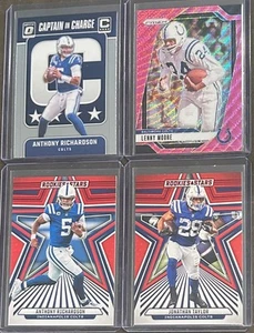 2024 Panini Football Indianapolis Colts 4 Card Insert/Parallel Trading Lot - Bild 1 von 2