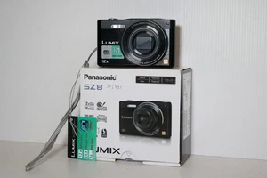 Panasonic Lumix DMC-SZ8 16,1 megapixel fotocamera digitale compatta nera - testata - Foto 1 di 12