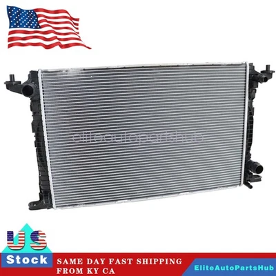 Radiador sin enfriador de aceite de 1 pieza compatible con Audi S4 S5 V6 2018-2020 3,0 L Foto 1 de 4