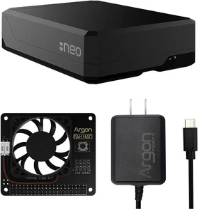 Argon NEO Raspberry Pi 4 Model B Heatsink Case Supports Cooling Fan Camera & LCD - Picture 1 of 13