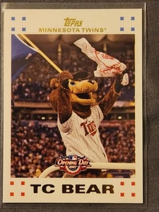 2007 Topps Opening Day #216 TC Bear (Minnesota Twins Mascot) - EX/NM Condition - Picture 1 of 2
