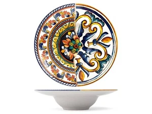 Set Of 6 Positano Stoneware Plates 27 Cm - Picture 1 of 3