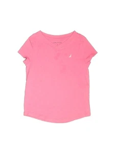 Nautica Girls Pink Short Sleeve T-Shirt 6 - Picture 1 of 2
