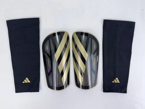 Adidas Tiro League Shin Guards Pads, Mens Shin Pads Size Large, Black, New - Picture 1 of 12