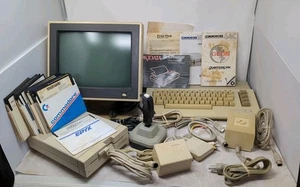 Commodore 64 W Franklin Monitor i akcesoria *Problemy z napędem tarczowym * Gra z instrukcjami - Zdjęcie 1 z 20
