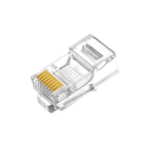 50 Pcs Cat6 RJ45 Connectors, Cat6 RJ45 Plugs, Cat6 Crystal Unshielded RJ45 Ends - Picture 1 of 5
