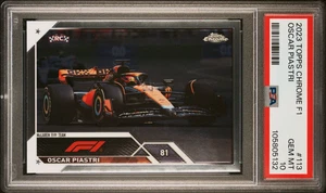 Oscar Piastri - PSA 10 - BASE - RC Rookie - 113 - 2023 Topps Chrome F1 - Foto 1 di 2